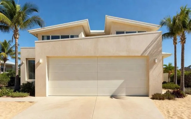 A sectional garage door on a Gold Coast home